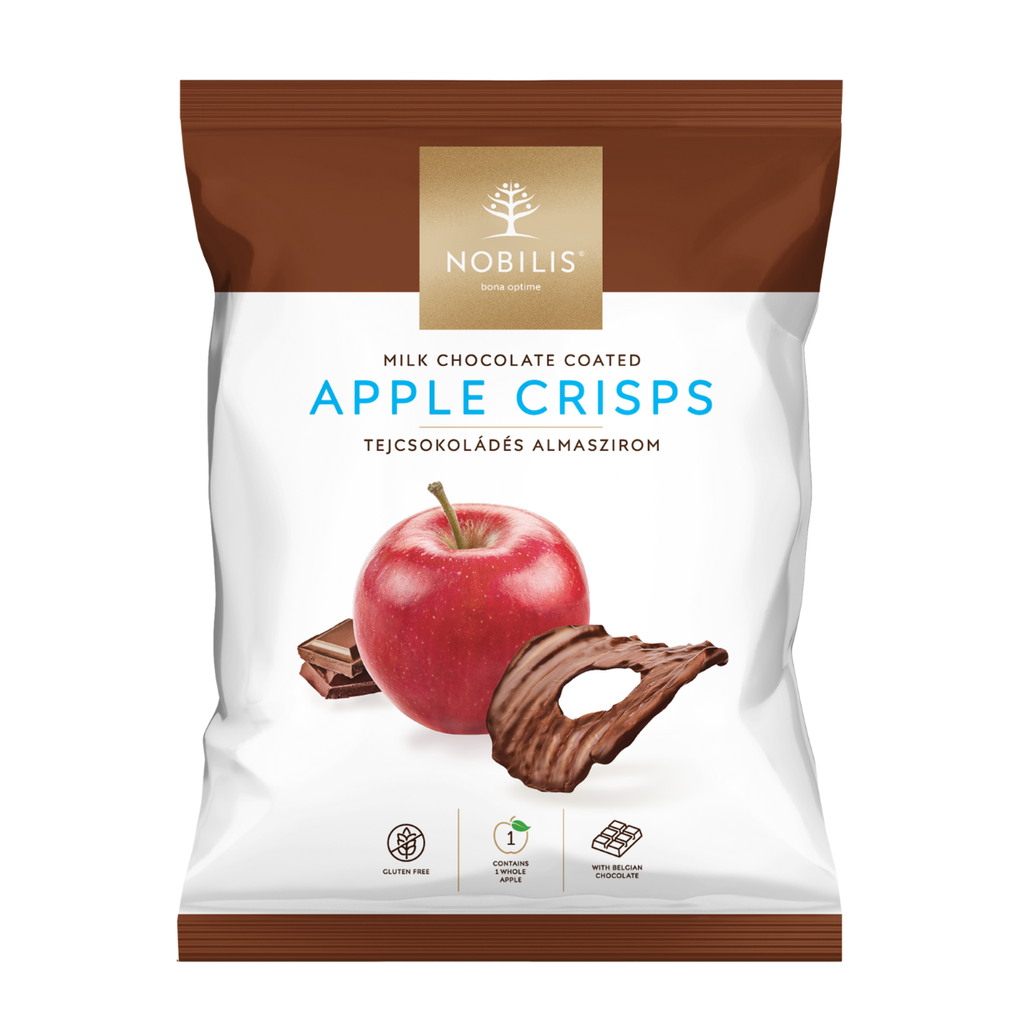 Milk Chocolate Apple Crisps - 50g